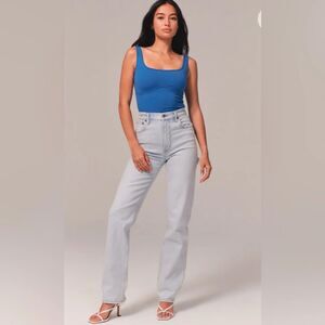 Abercrombie & Fitch 90s Relaxed Carpenter Jean High Rise Size 12